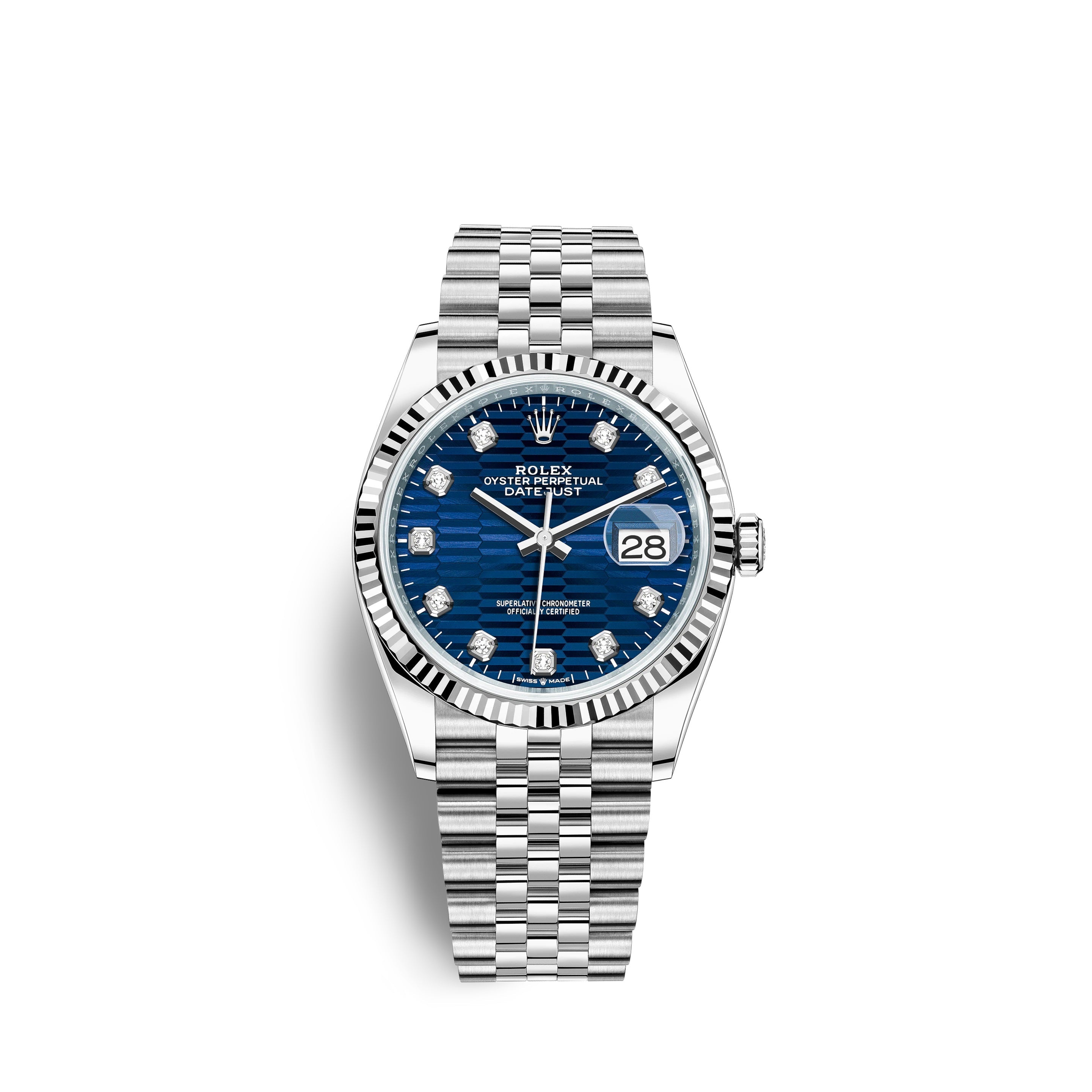 Datejust 36mm, Oystersteel and 18k White Gold, Ref# 126234-0057