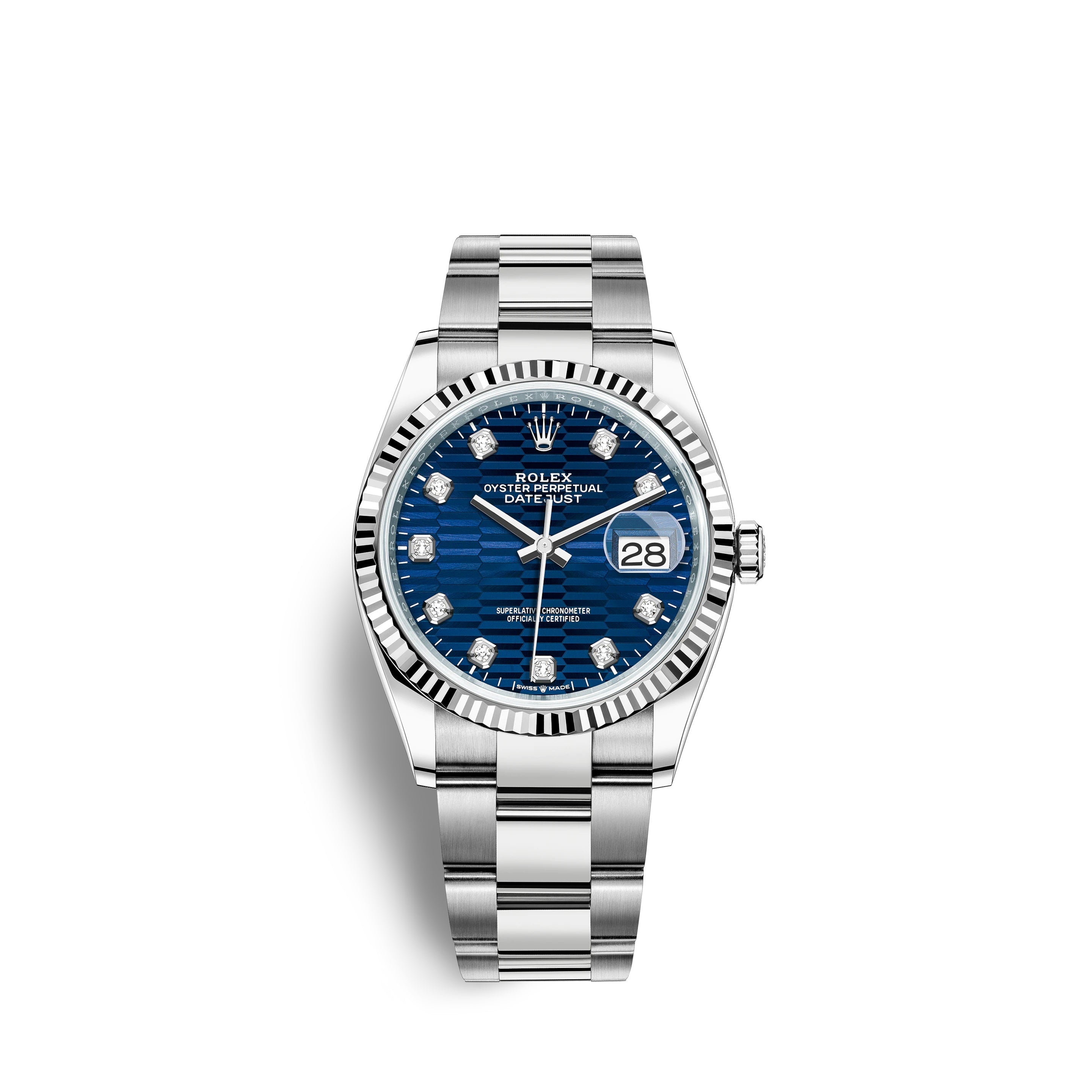 Datejust 36mm, Oystersteel and 18k White Gold, Ref# 126234-0058