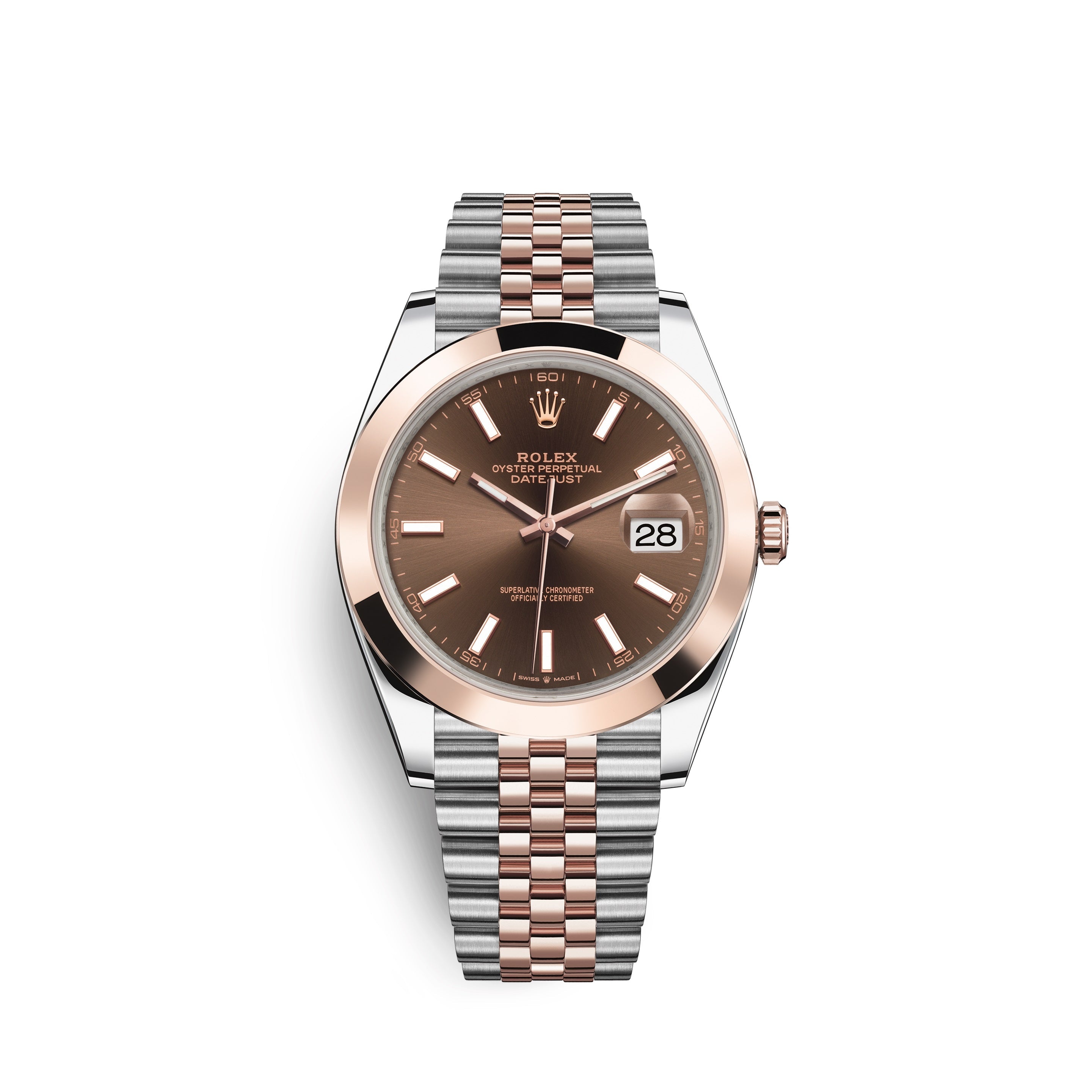 Datejust 41, 18k Everose Gold and Stainless Steel, 41mm, Ref# 126301-0002