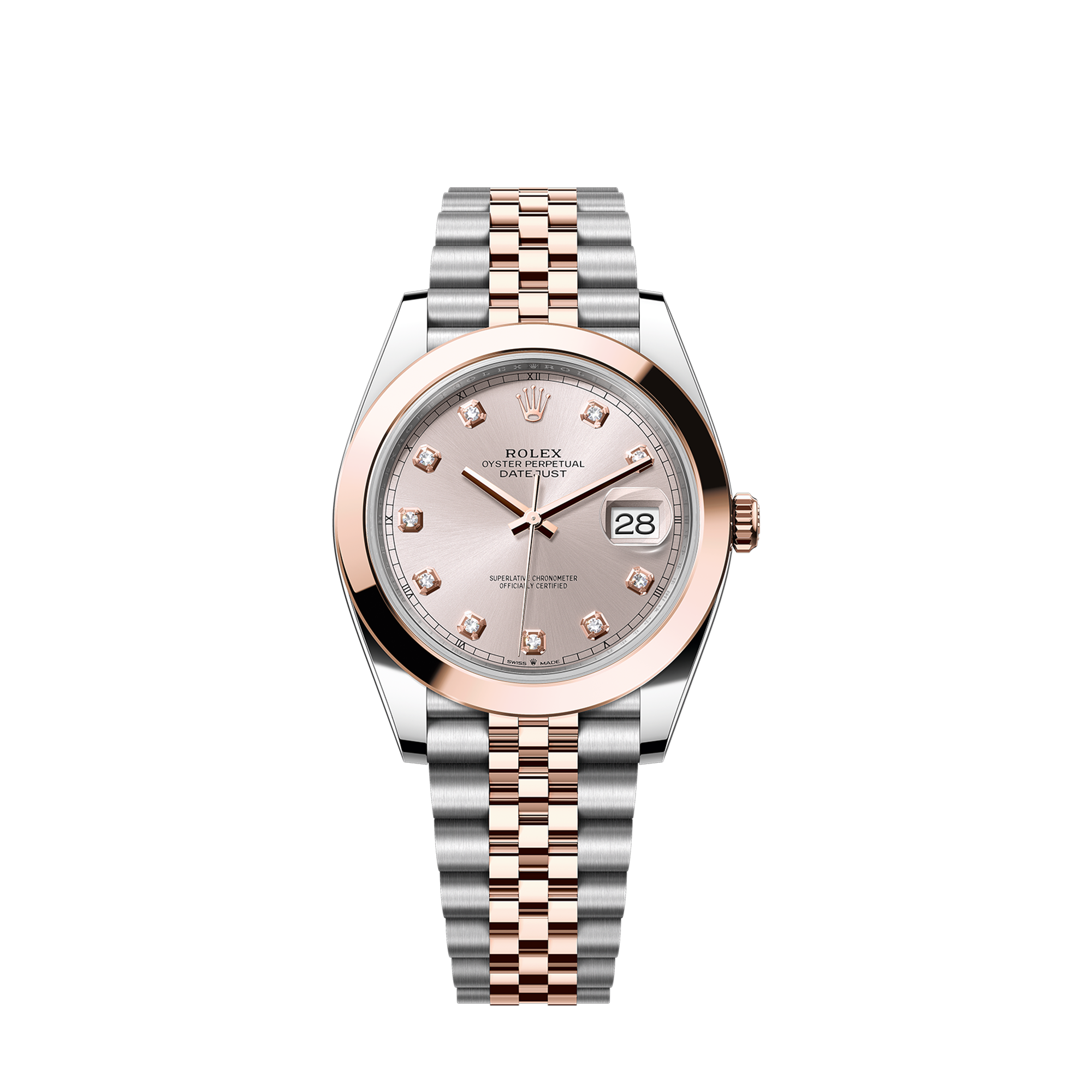 Datejust 41 Oystersteel and Everose gold Ref# 126301-0008