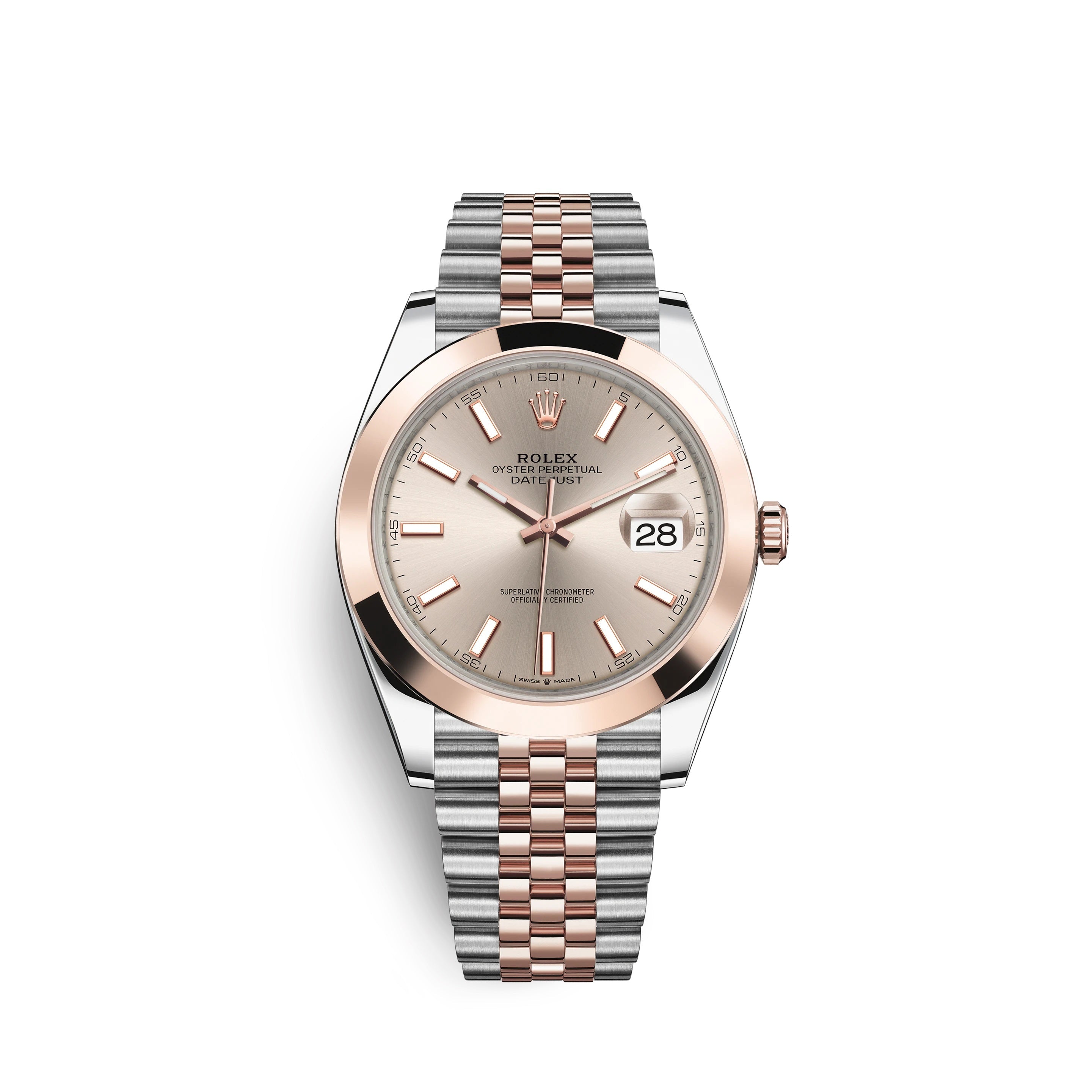 Datejust 41, 18k Everose Gold and Stainless Steel, 41mm, Ref# 126301-0010