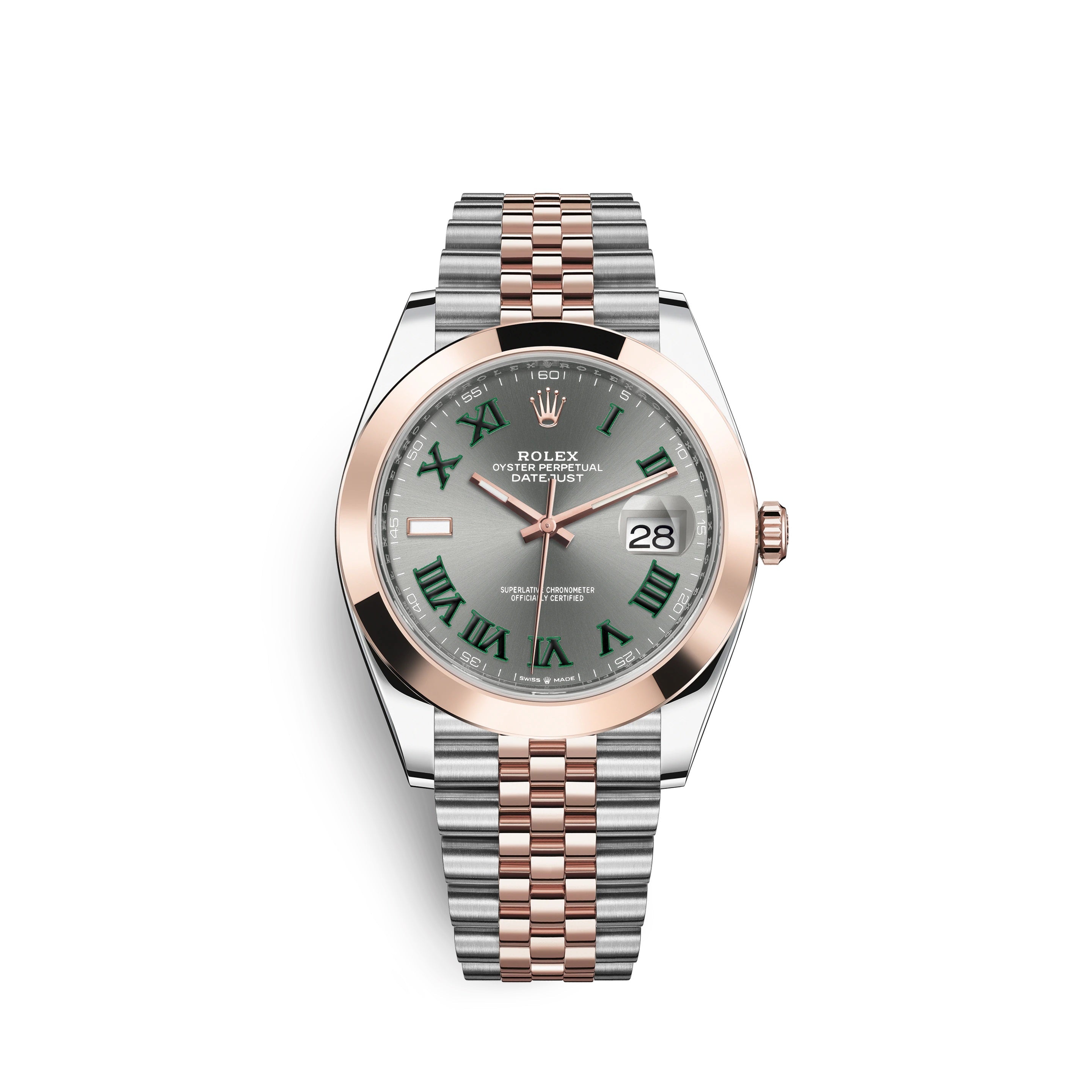 Datejust 41, 18k Everose Gold and Stainless Steel, 41mm, Ref# 126301-0016