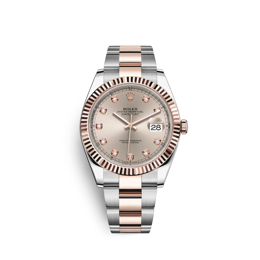 Datejust 41, 18k Everose Gold and Stainless Steel, 41mm, Ref# 126331-0007