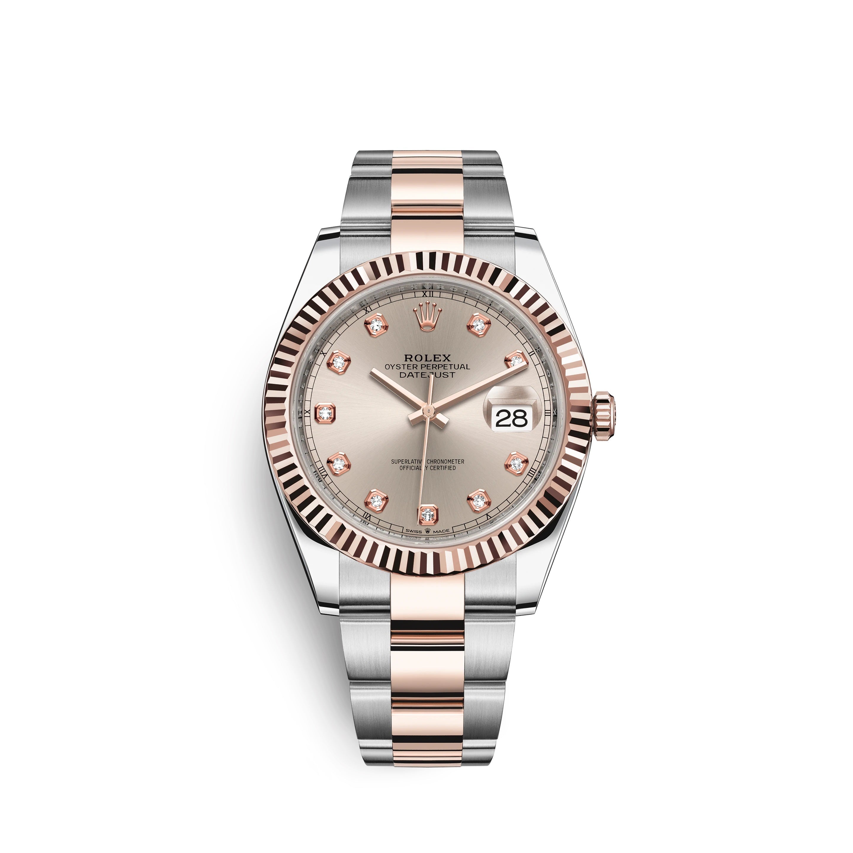 Datejust 41, 18k Everose Gold and Stainless Steel, 41mm, Ref# 126331-0007