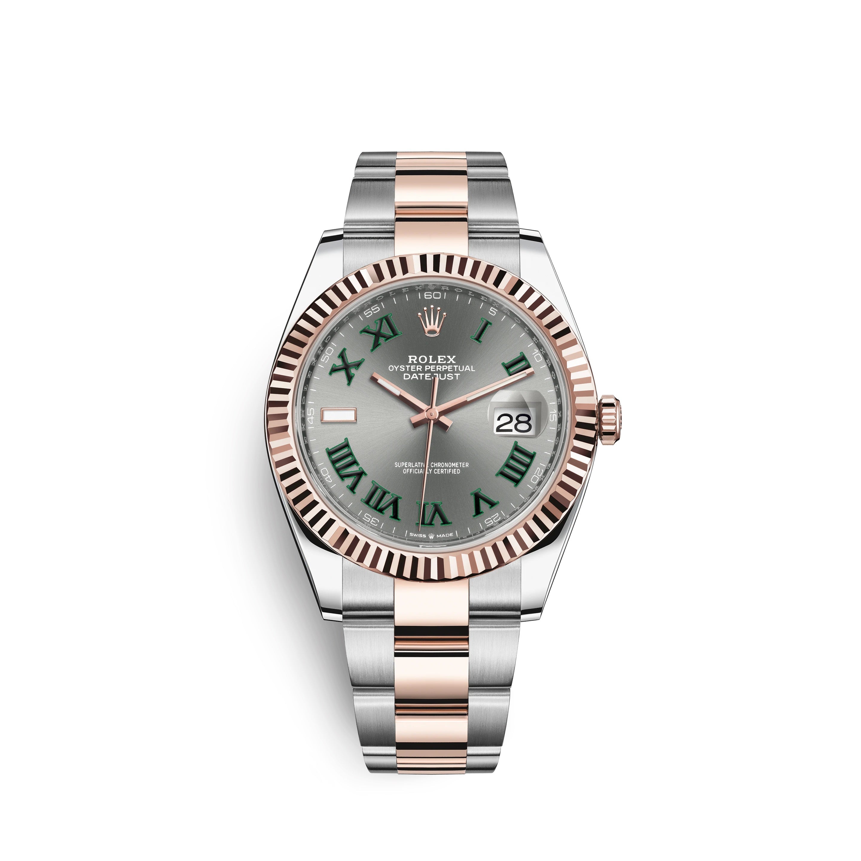 Datejust 41, 18k Everose Gold and Stainless Steel, 41mm, Ref# 126331-0015