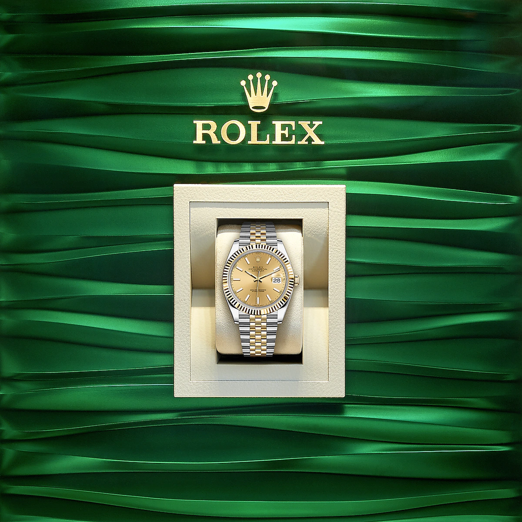 Datejust 41, 18k Yellow Gold and Stainless Steel, 41mm, Ref# 126333-0010