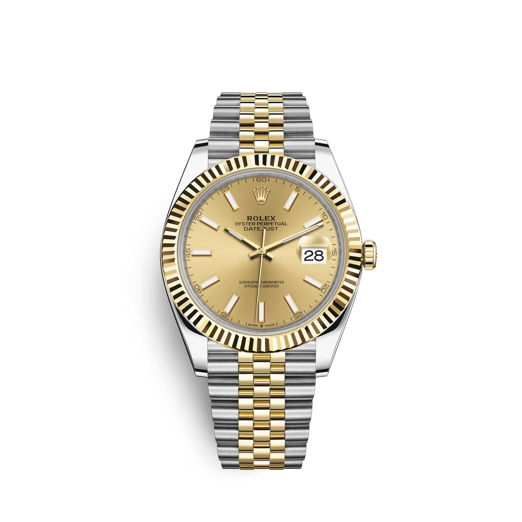 Datejust 41, 18k Yellow Gold and Stainless Steel, 41mm, Ref# 126333-0010