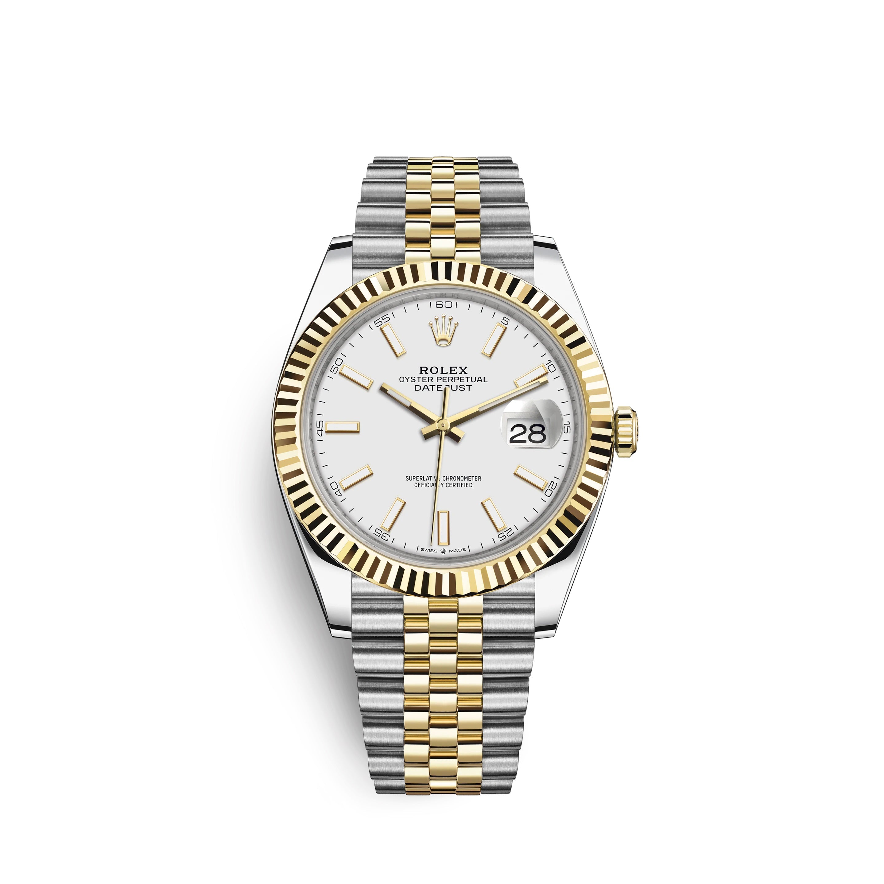 Datejust 41, 18k Yellow Gold and Stainless Steel, 41mm, Ref# 126333-0016