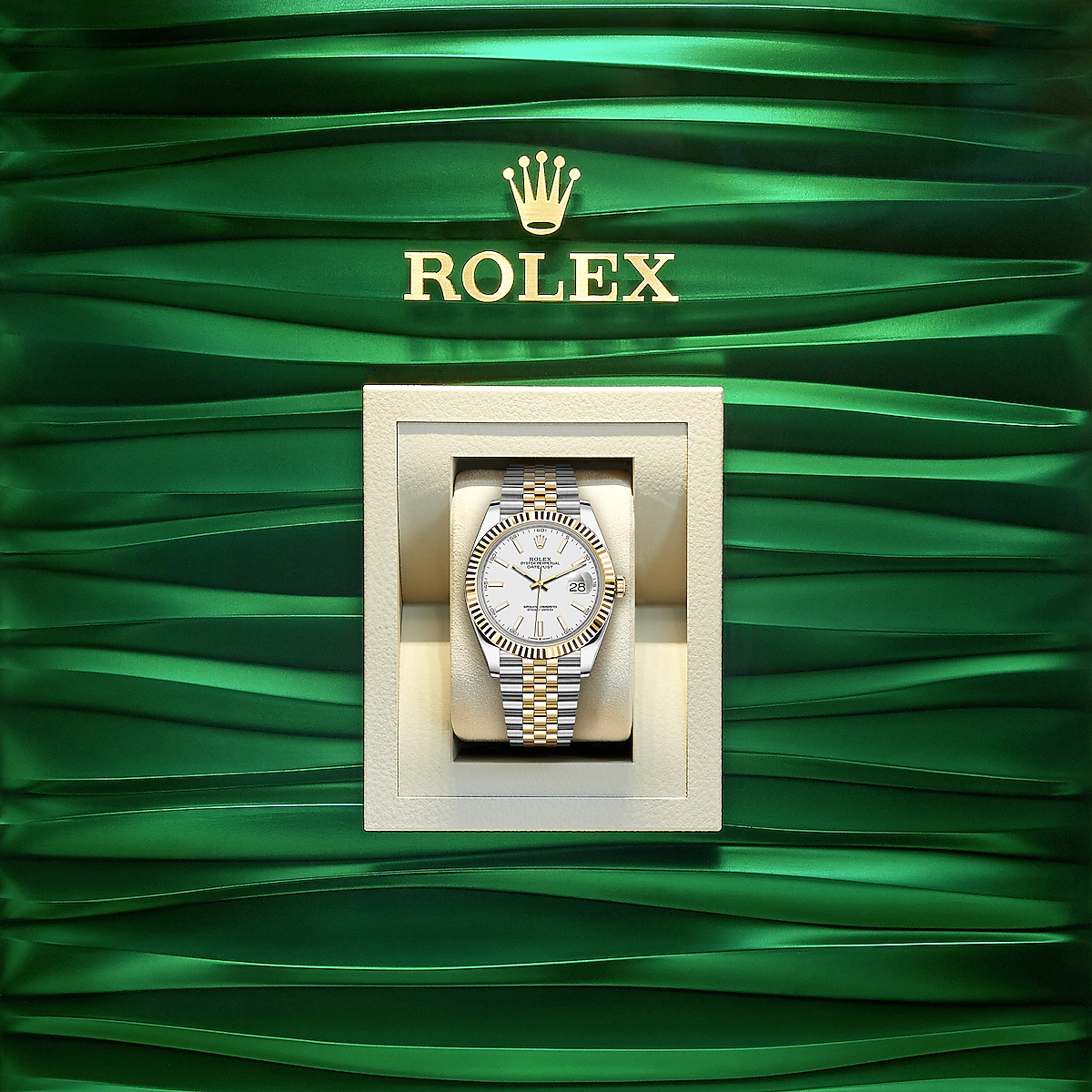 Datejust 41, 18k Yellow Gold and Stainless Steel, 41mm, Ref# 126333-0016