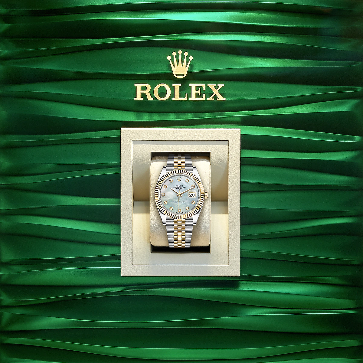 Datejust 41, 18k Yellow Gold and Stainless Steel, 41mm, Ref# 126333-0018