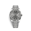 Datejust 41, Stainless Steel and 18k White Gold, 41mm, Ref# 126334-0014