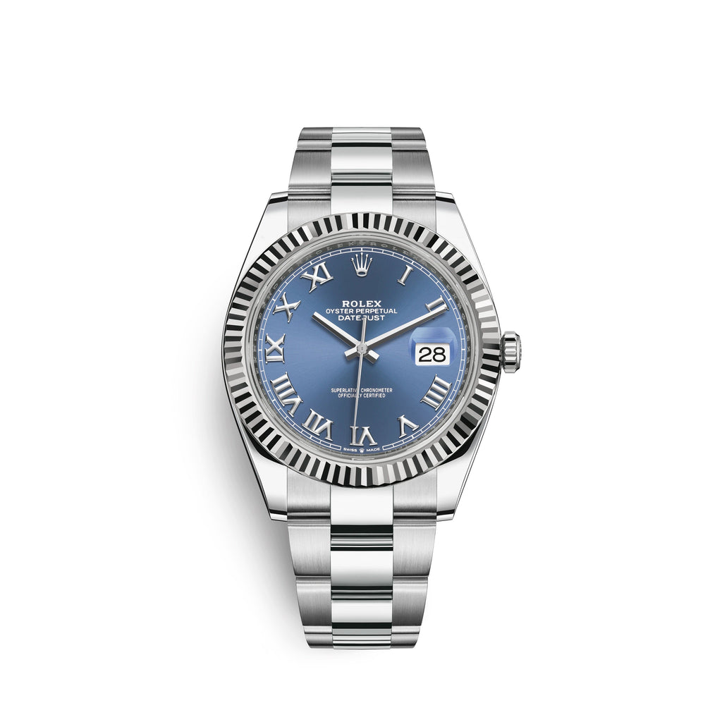 Datejust 41, Stainless Steel and 18k White Gold, 41mm, Ref# 126334-0025