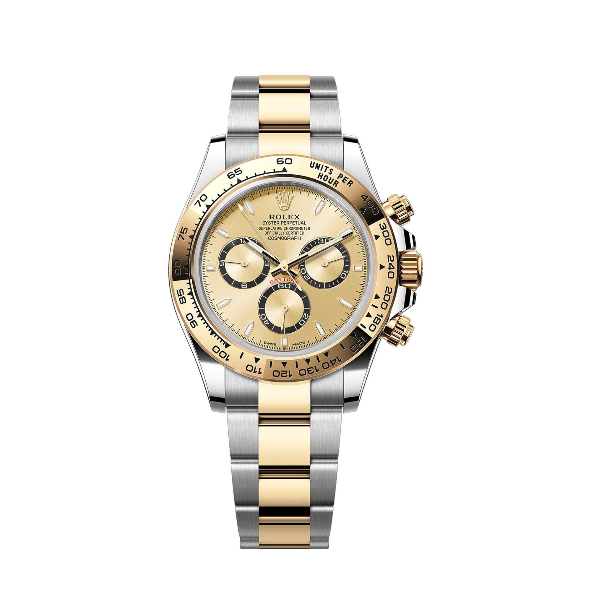 Cosmograph Daytona 40mm, Oystersteel and 18k Yellow Gold, Ref# 126503-0004