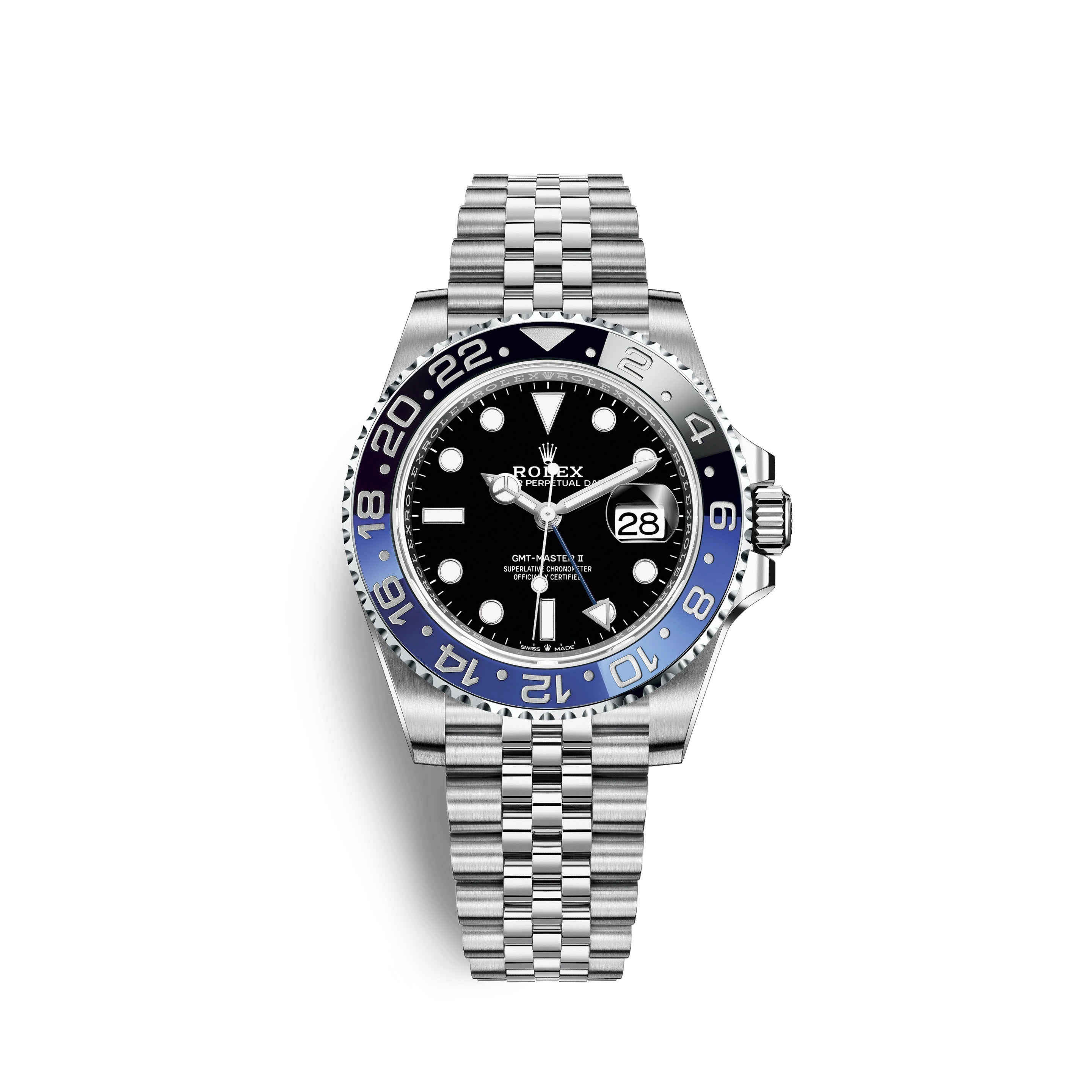 Unworn GMT-Master II, Batgirl, Stainless steel, 40mm, Ref# 126710blnr-0002