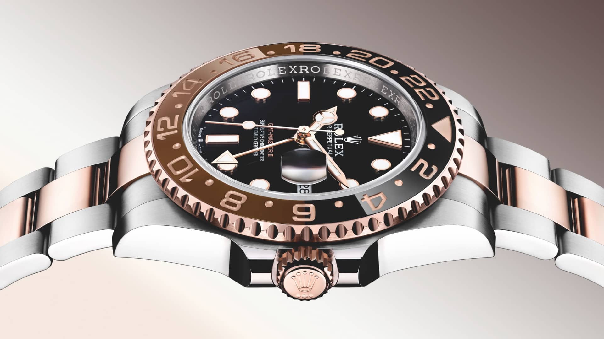GMT-Master II, 40mm, Oystersteel and Everose gold, Ref# 126711CHNR-0002