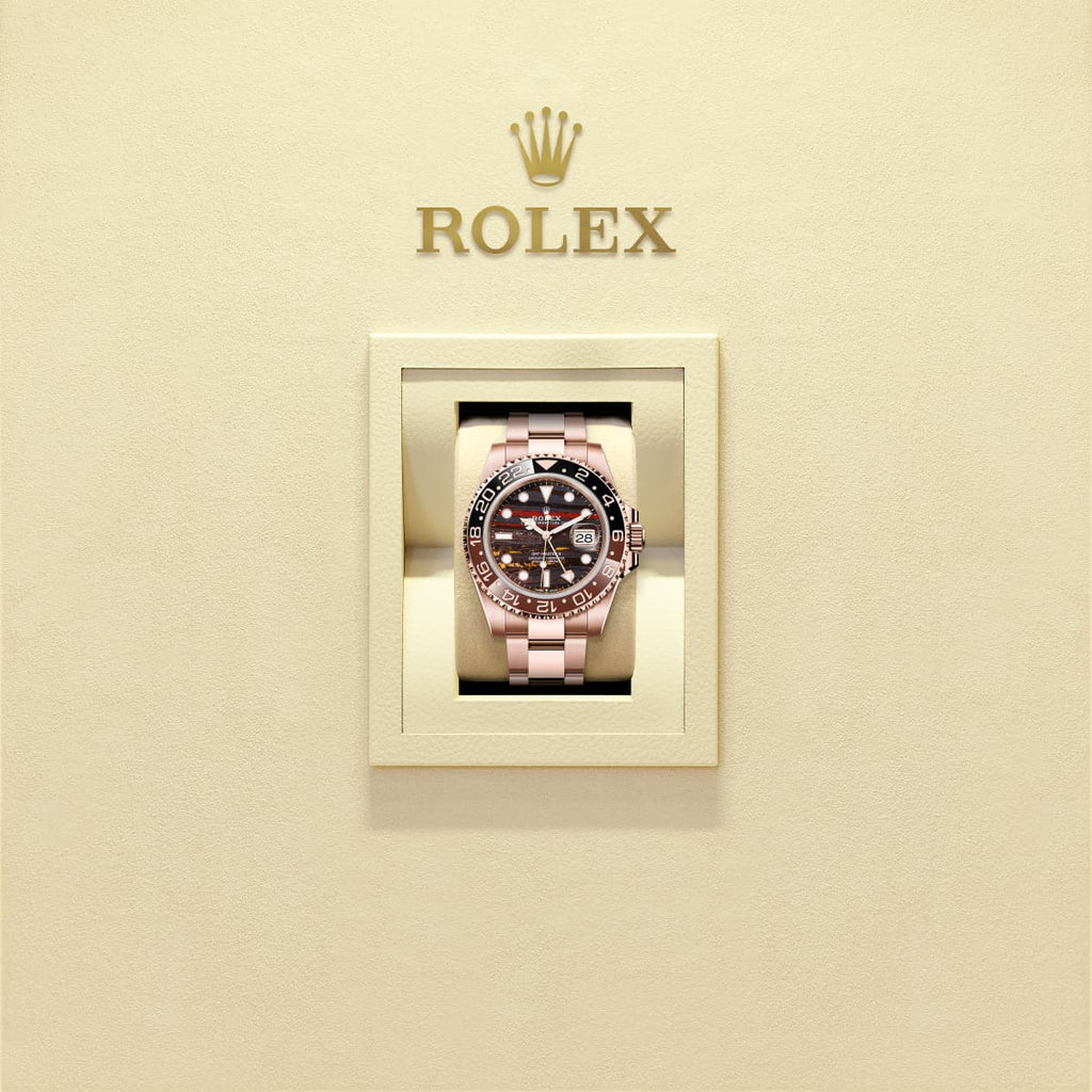 Unworn 2025, GMT-Master II, 18k Everose gold, 40mm, Ref# 126715chnr-0002, box & papers