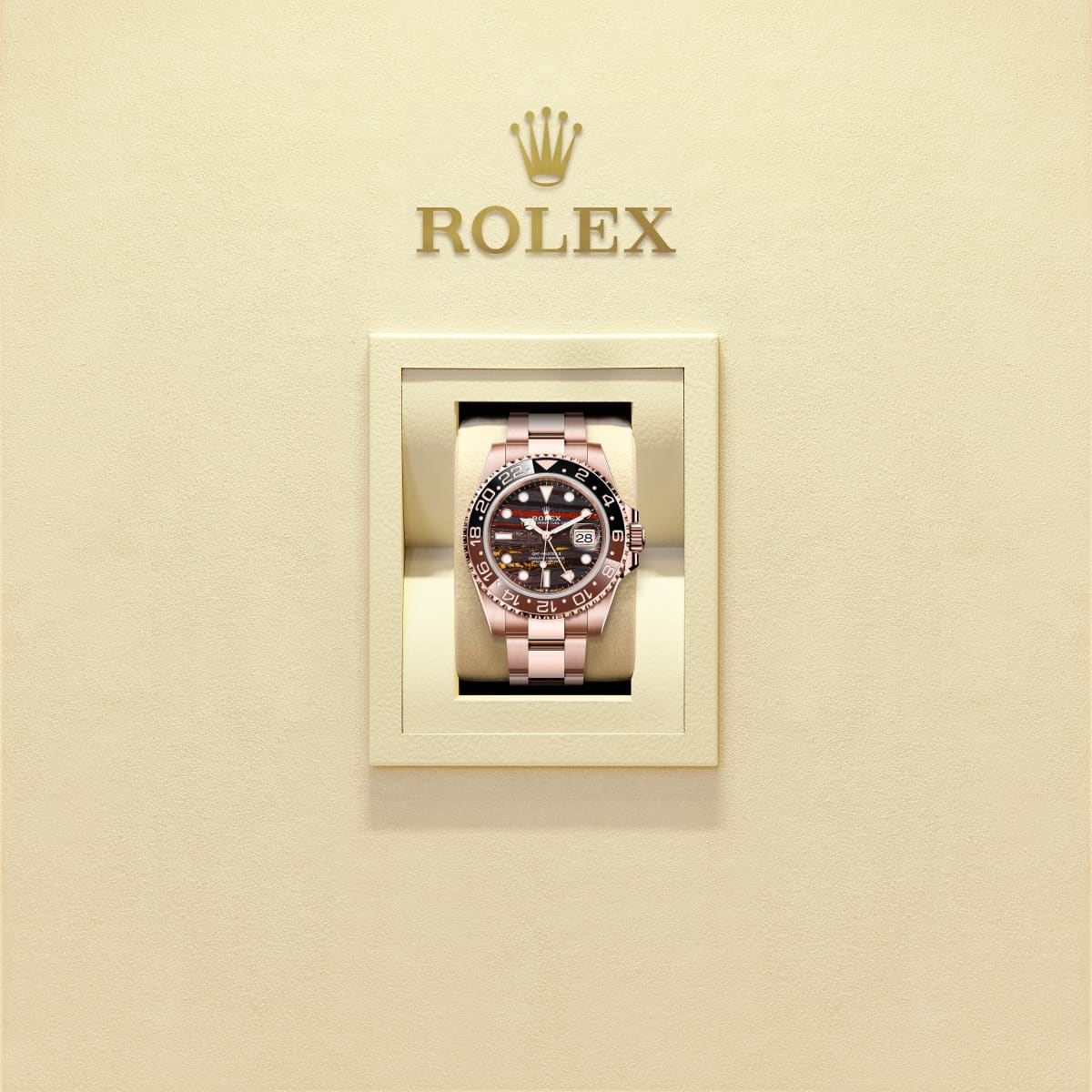 Unworn 2025, GMT-Master II, 18k Everose gold, 40mm, Ref# 126715chnr-0002, box & papers