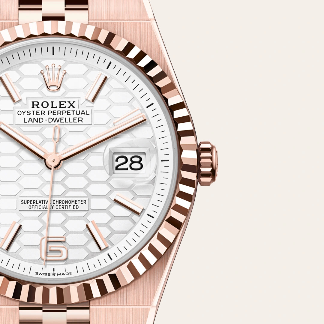 Land-Dweller 40mm Oyster Everose Gold M127335-0001