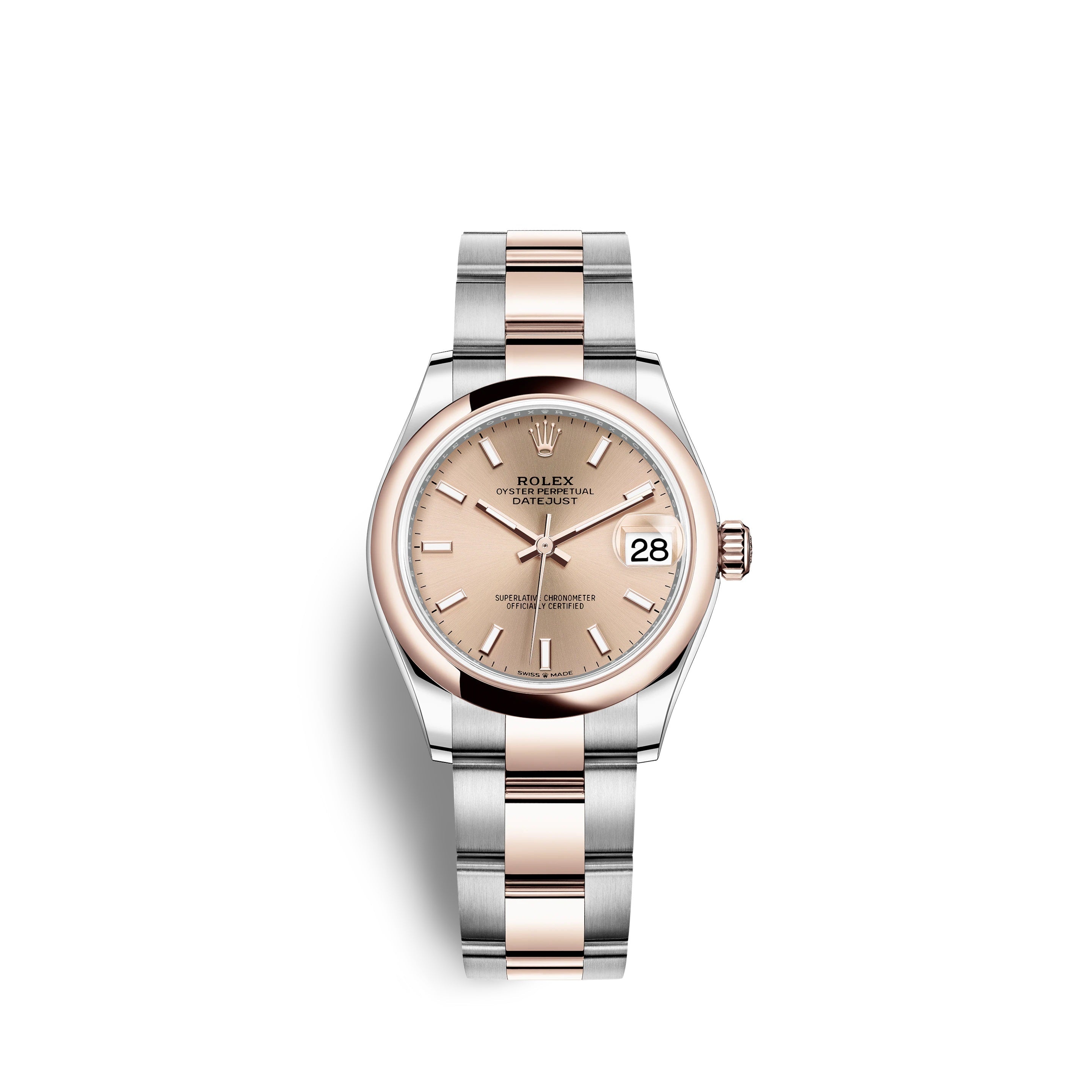 Datejust 31, Oystersteel and Everose gold, Ref# 278241-0009