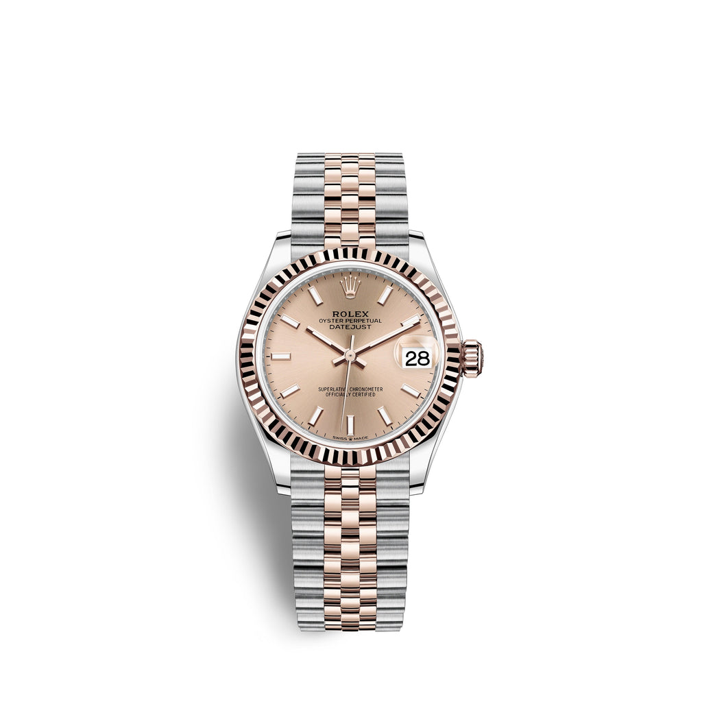 Datejust 31, Oystersteel and 18k Everose Gold, Ref#278271-0010