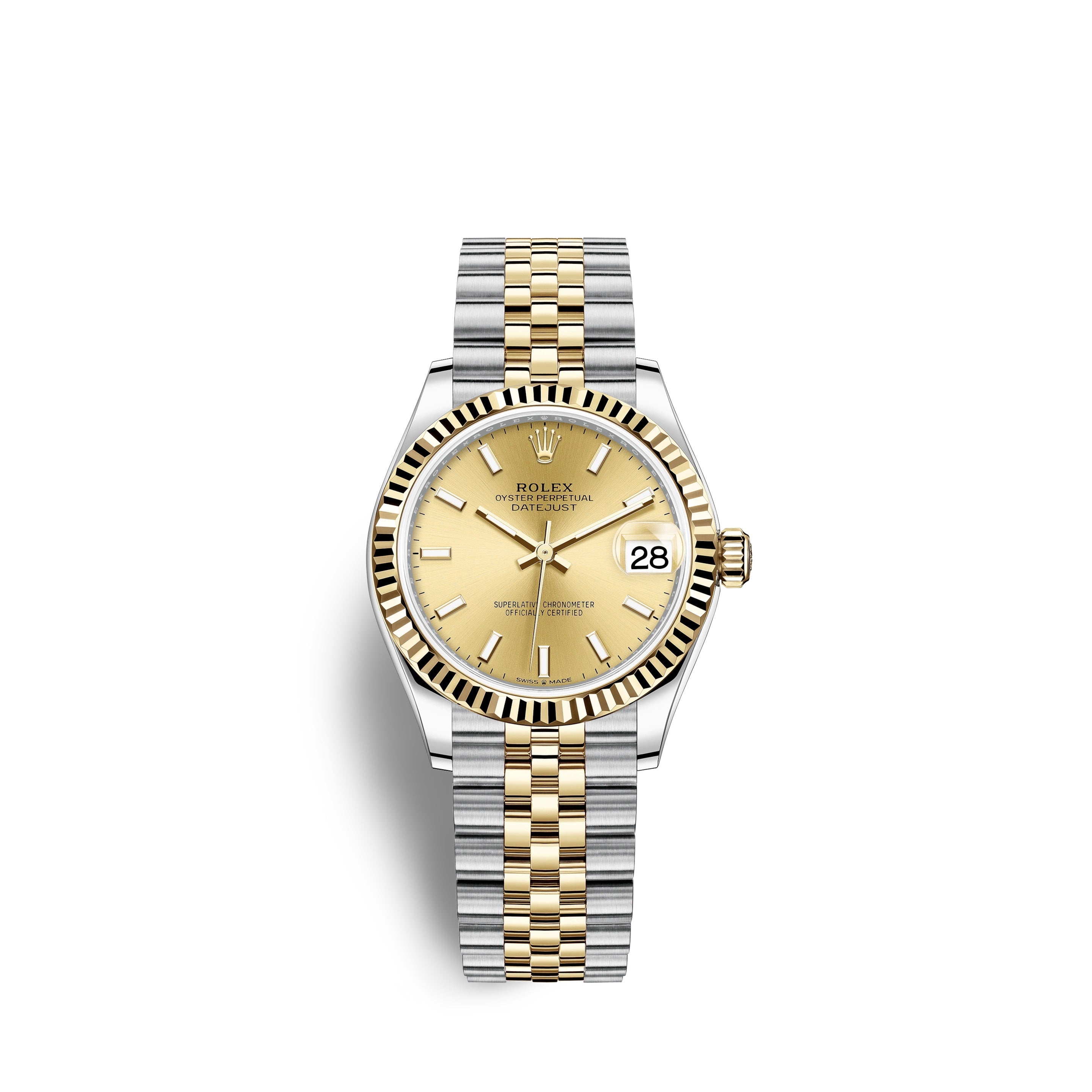 Datejust 31, Oystersteel and 18k Yellow Gold, Ref# 278273-0014