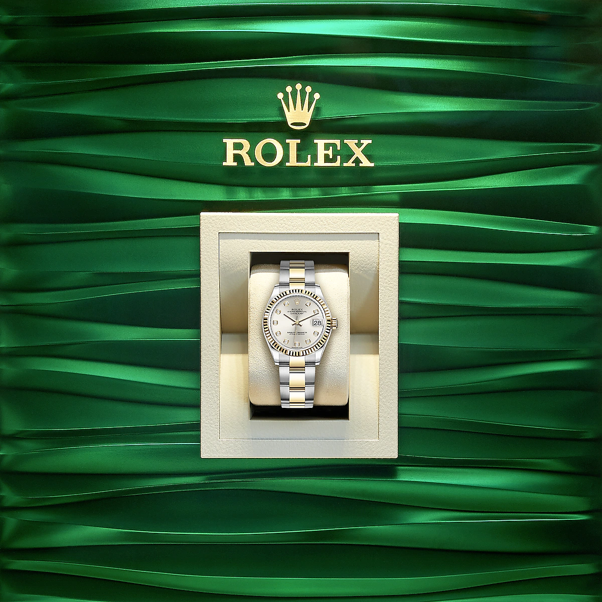 Datejust 31, Oystersteel and 18k Yellow Gold, Ref# 278273-0019