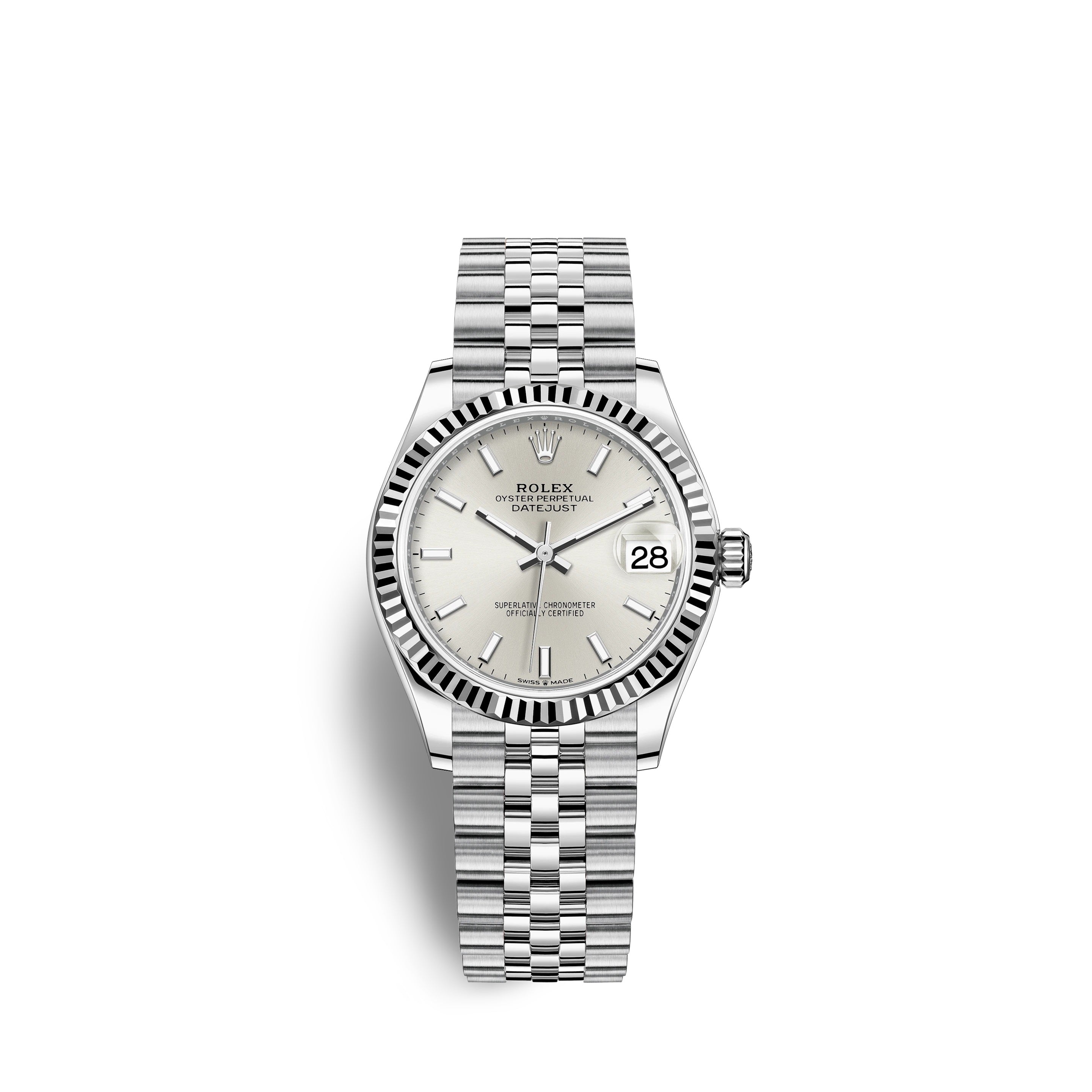 Datejust 31, Oystersteel and 18k White Gold, Ref# 278274-0012