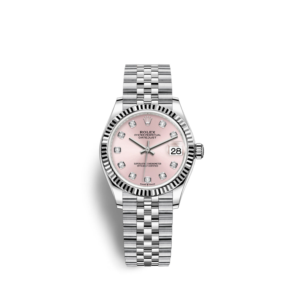 Datejust 31, Oystersteel and 18k White Gold, Ref# 278274-0032