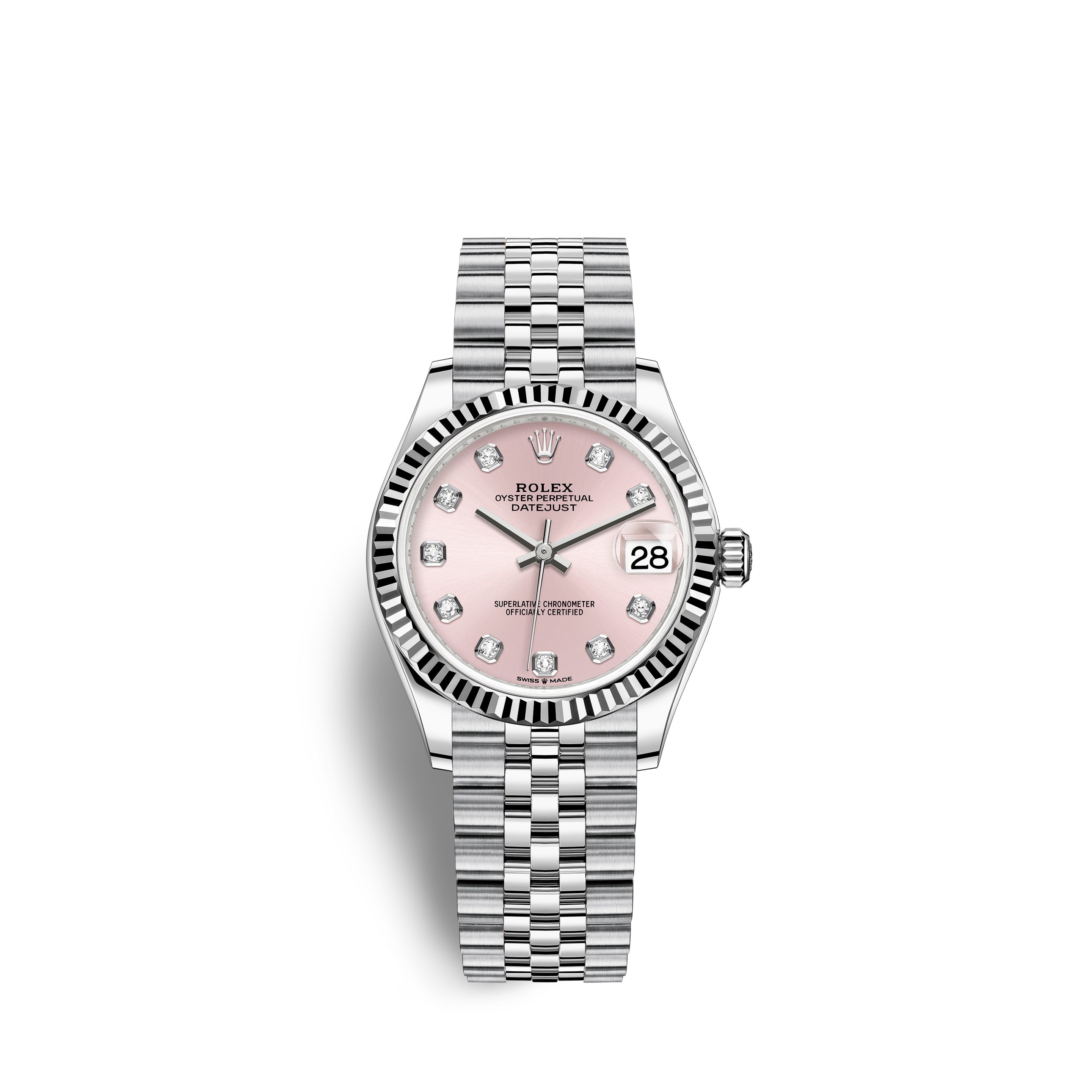 Datejust 31, Oystersteel and 18k White Gold, Ref# 278274-0032
