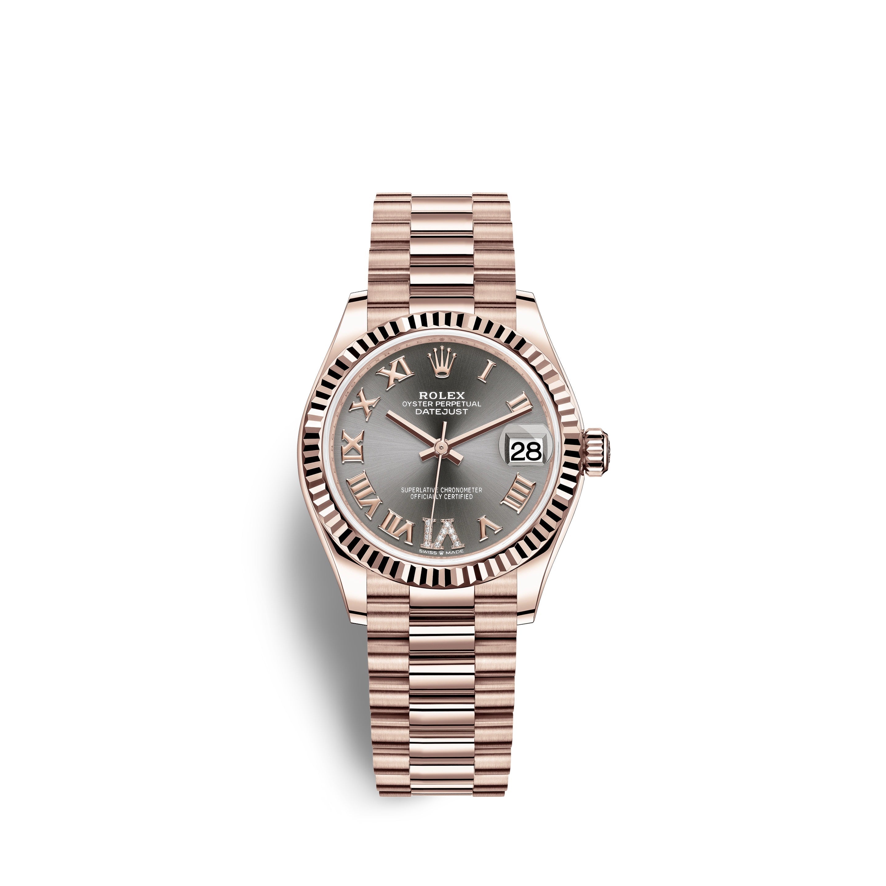 Datejust 31, 18k Everose Gold, Ref# 278275-0033