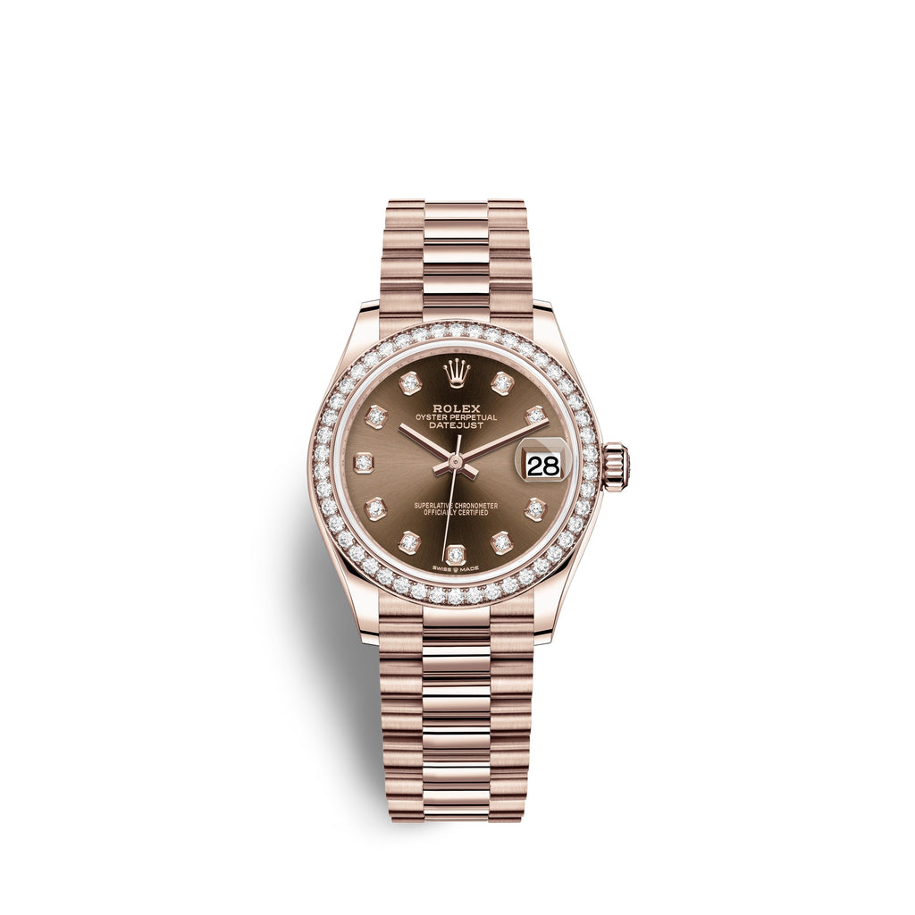 Datejust 31, 18kt Everose Gold, Ref# 278285RBR-0006