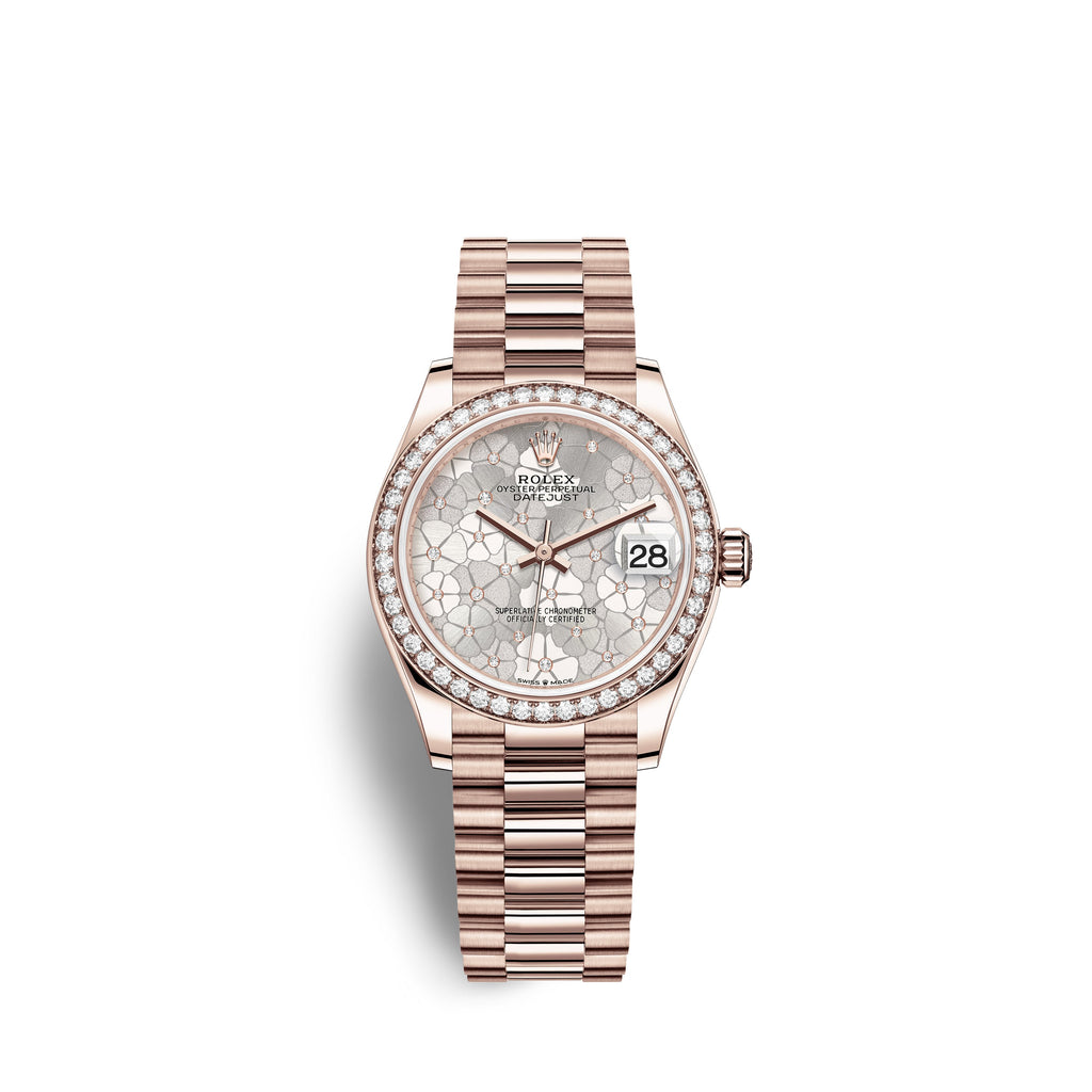 Datejust 31mm, 18k Everose Gold and Diamonds, Ref# 278285rbr-0036