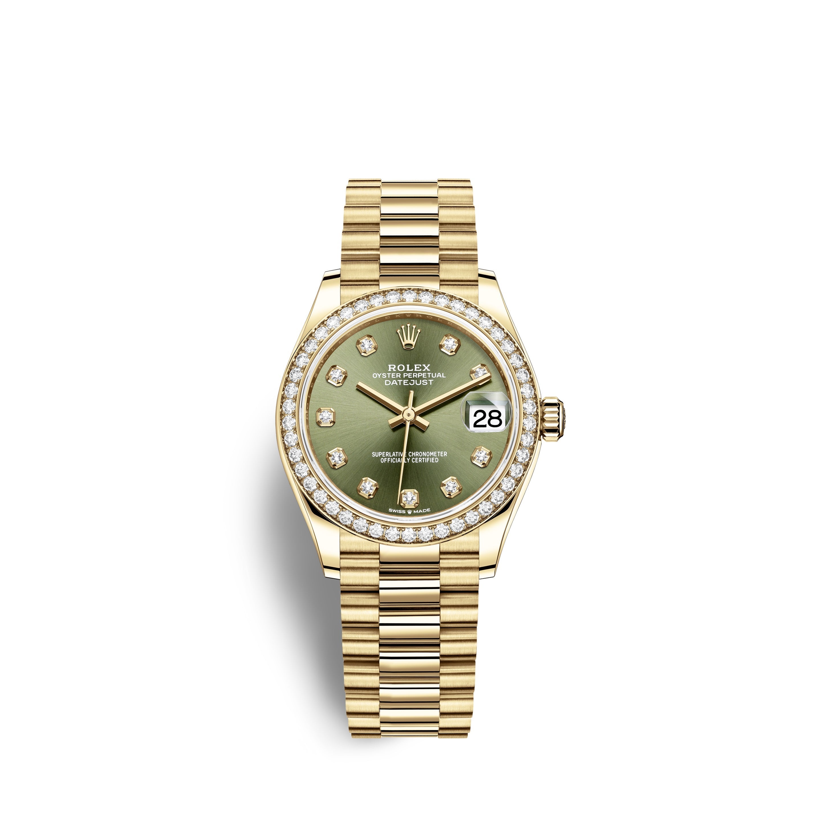 Datejust 31, 18kt Yellow Gold, Ref# 278288RBR-0007