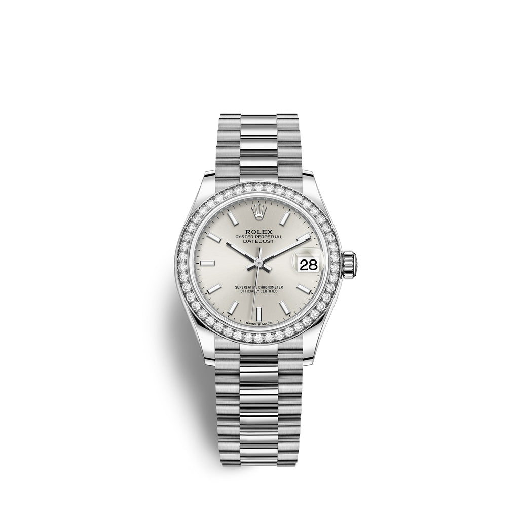 Datejust 31, 18kt White Gold, Ref# 278289RBR-0012