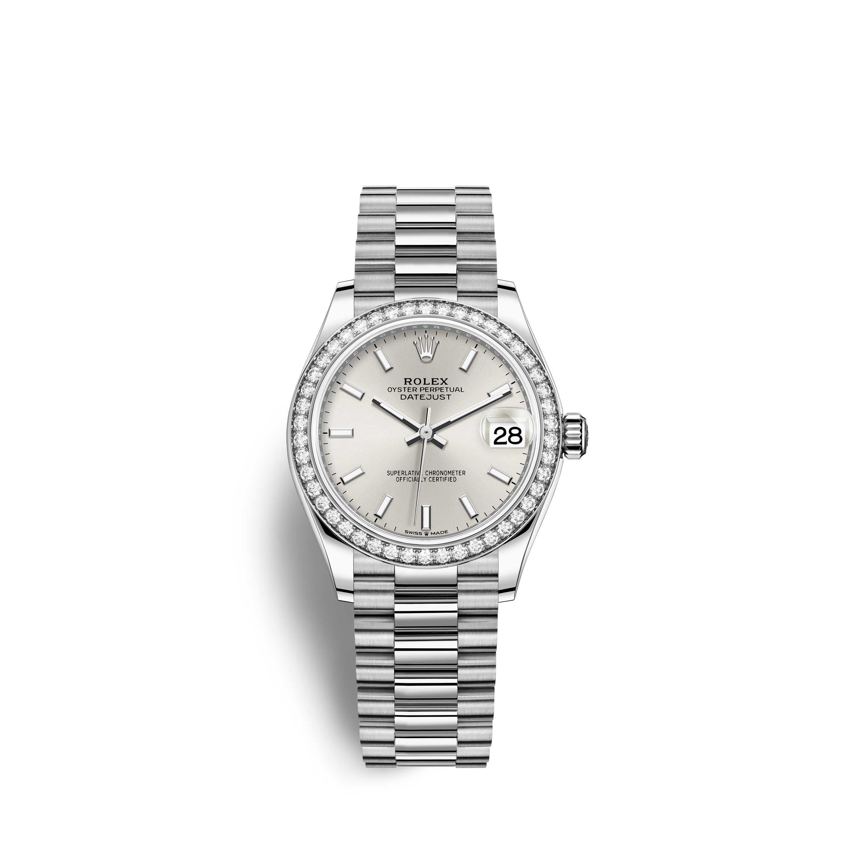 Datejust 31, 18kt White Gold, Ref# 278289RBR-0012