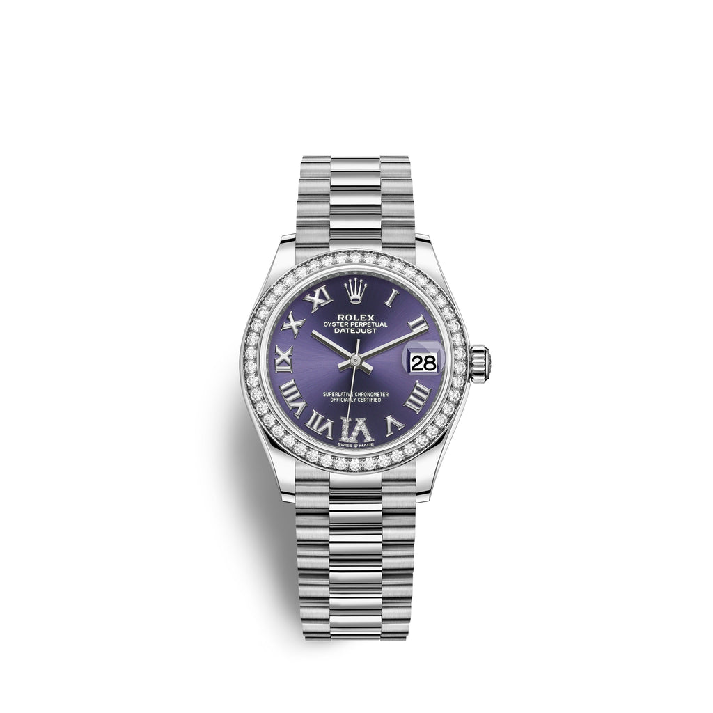 Datejust 31, 18kt White Gold, Ref# 278289RBR-0019