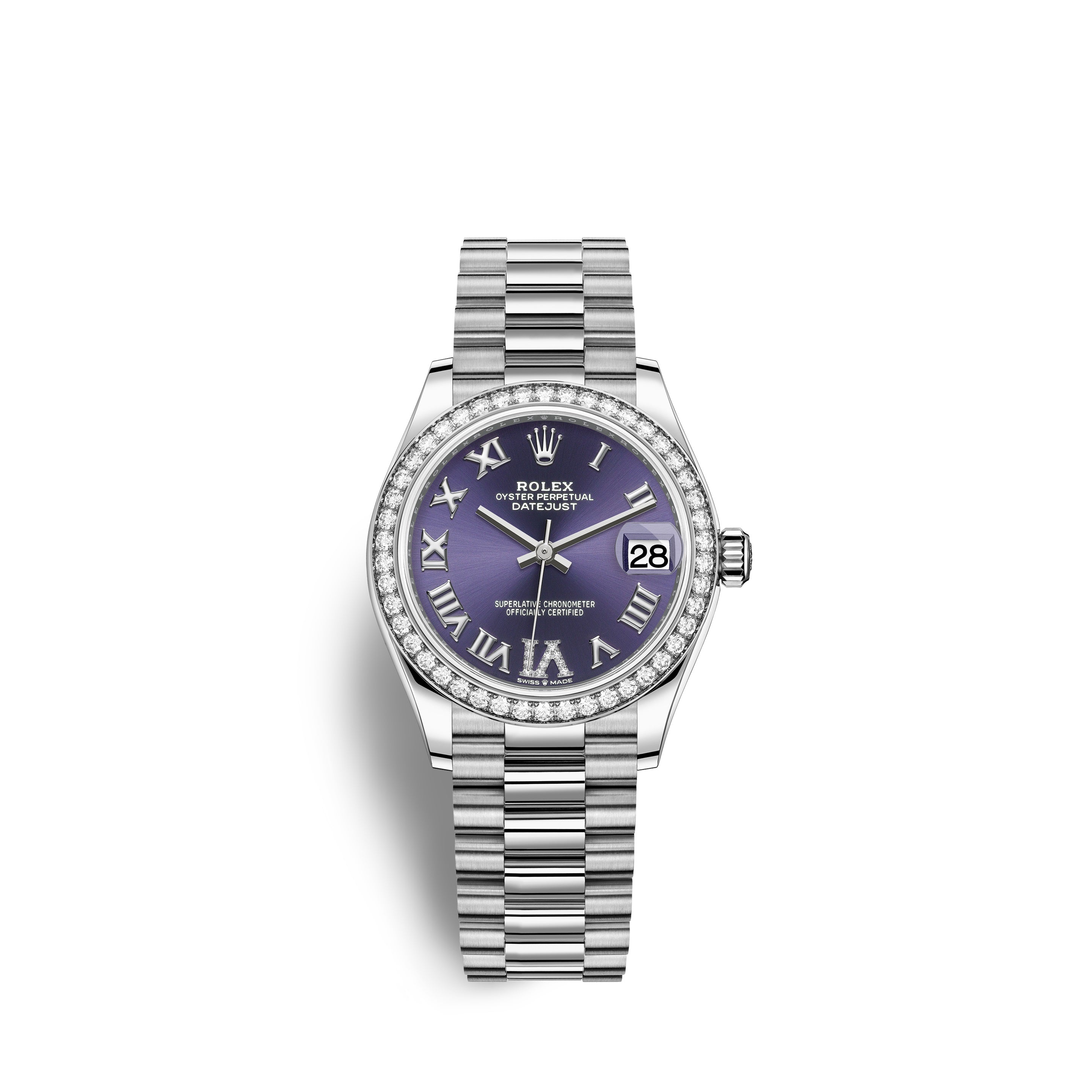 Datejust 31, 18kt White Gold, Ref# 278289RBR-0019