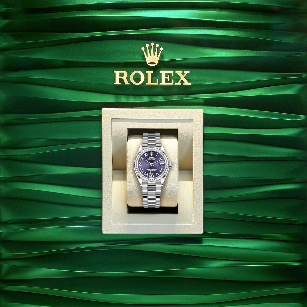 Datejust 31, 18kt White Gold, Ref# 278289RBR-0019