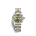 Datejust 31, Oystersteel, 18kt Yellow Gold and diamonds, Ref# 278383RBR-0030