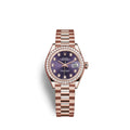 Lady-Datejust 28, 18kt Everose Gold and diamonds, Ref# 279135RBR-0020