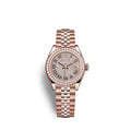 Lady-Datejust 28, 18kt Everose Gold and diamonds, Ref# 279135RBR-0022