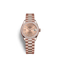 Lady-Datejust 28, 18kt Everose Gold and diamonds, Ref# 279135RBR-0029