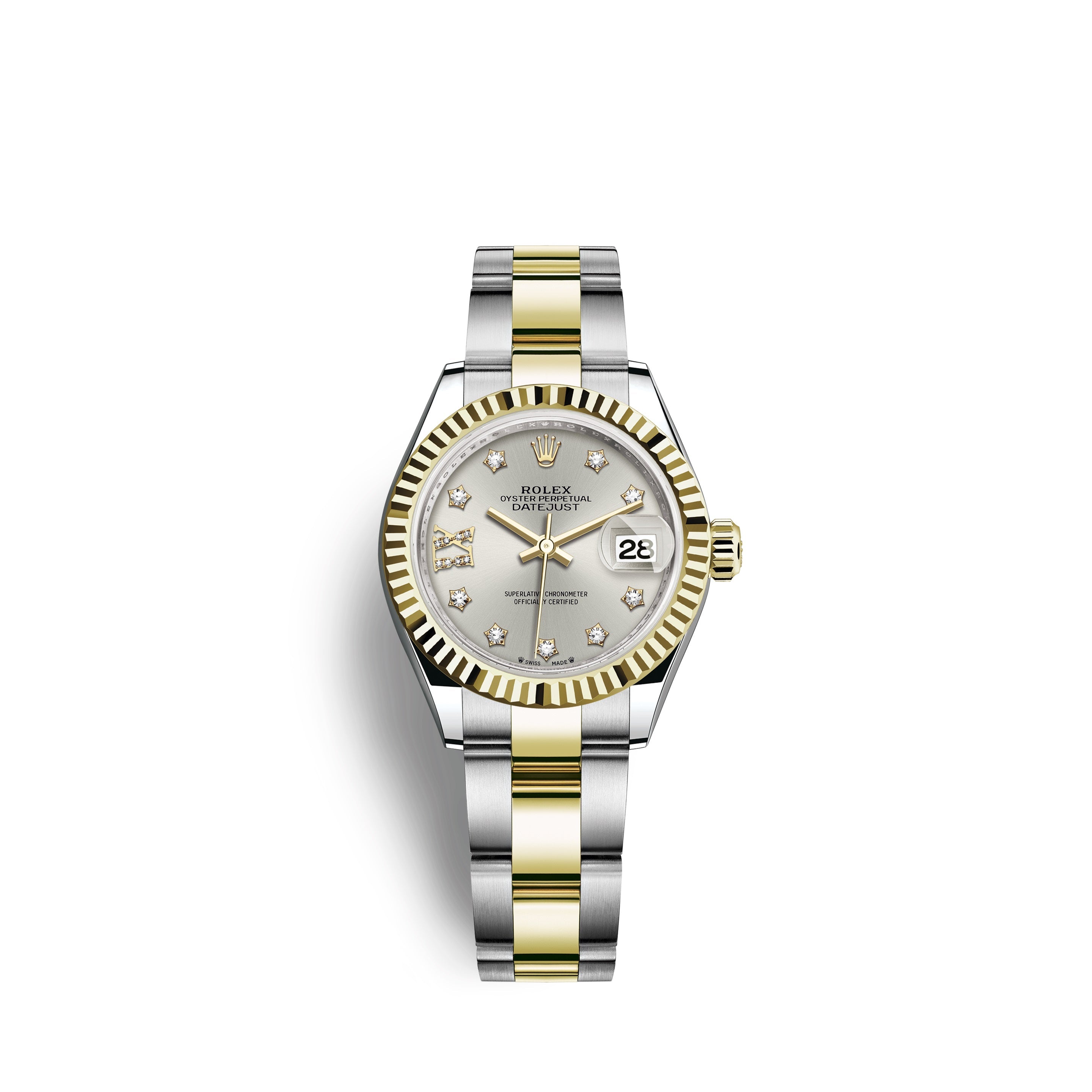 Lady-Datejust 28, Oystersteel and 18k Yellow Gold, Ref# 279173-0004