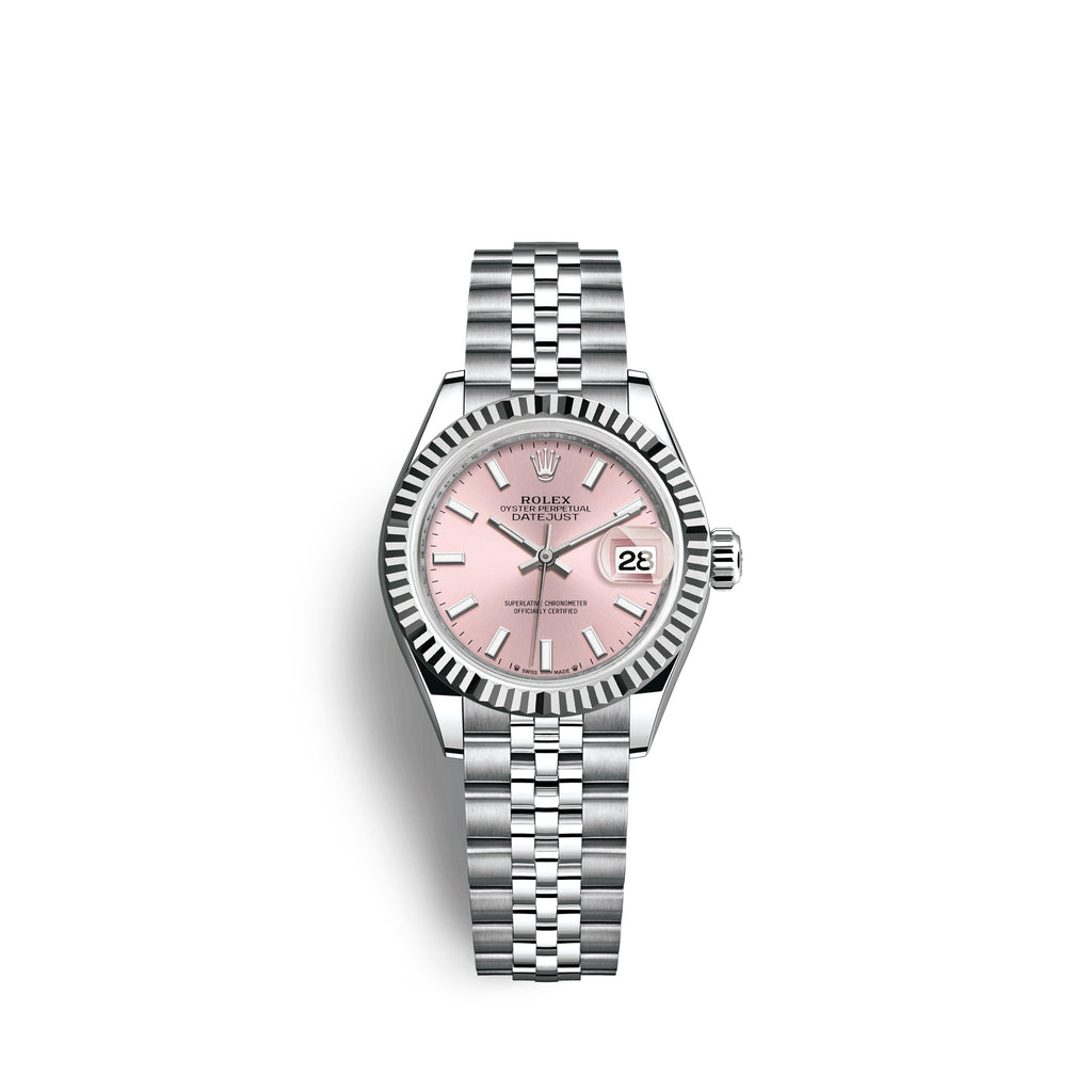 Lady-Datejust 28, Oystersteel and 18k White Gold, Ref# 279174-0001