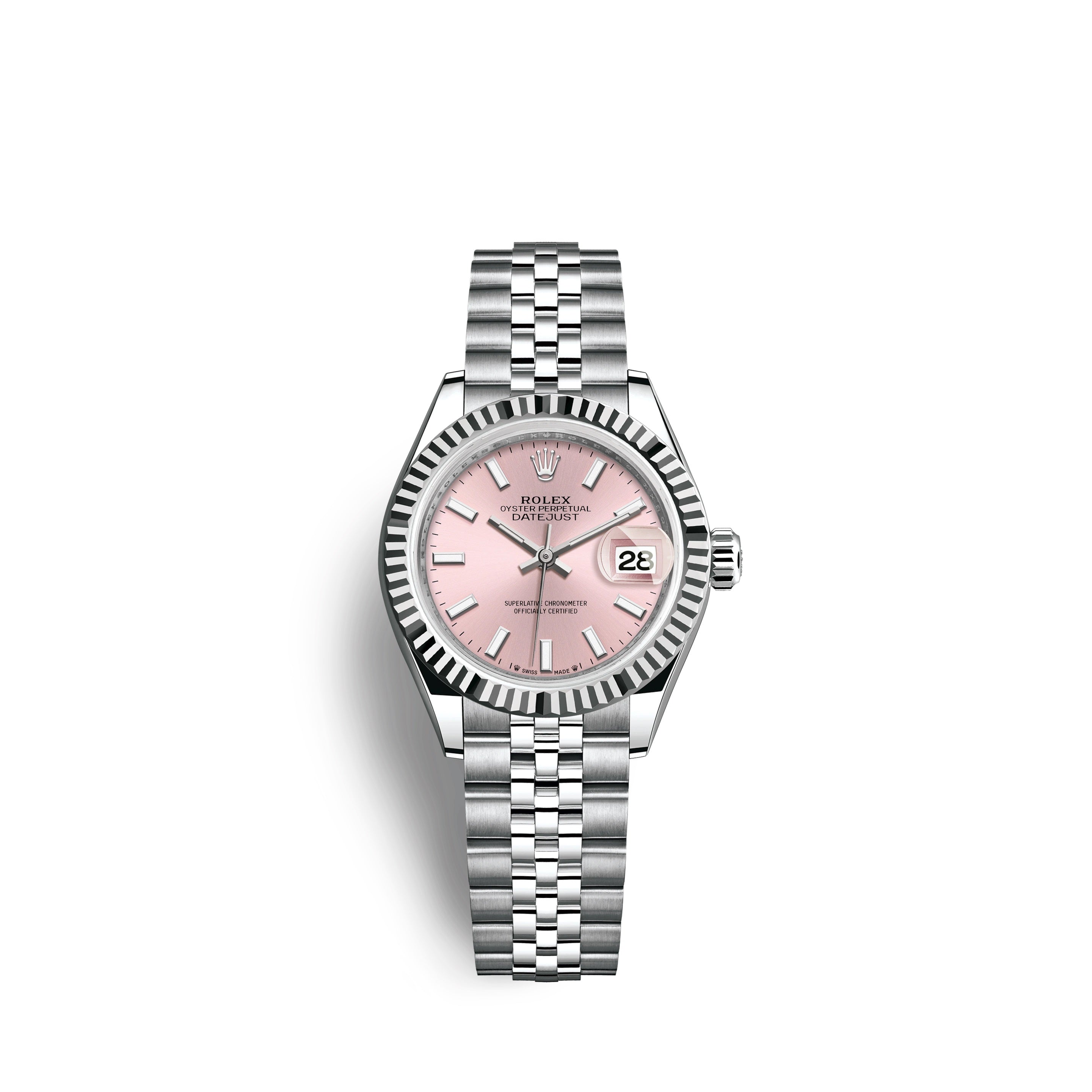 Lady-Datejust 28, Oystersteel and 18k White Gold, Ref# 279174-0001