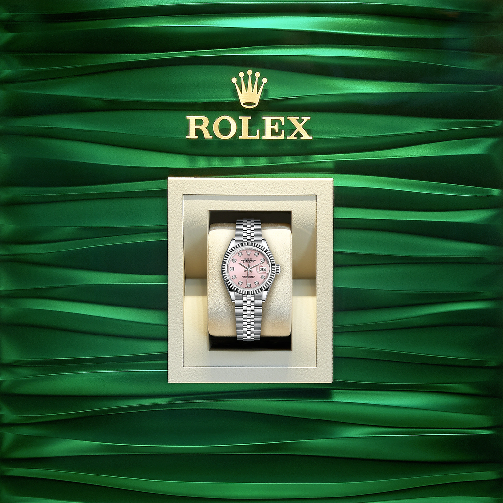 Lady-Datejust 28, Oystersteel and 18k White Gold, Ref# 279174-0003
