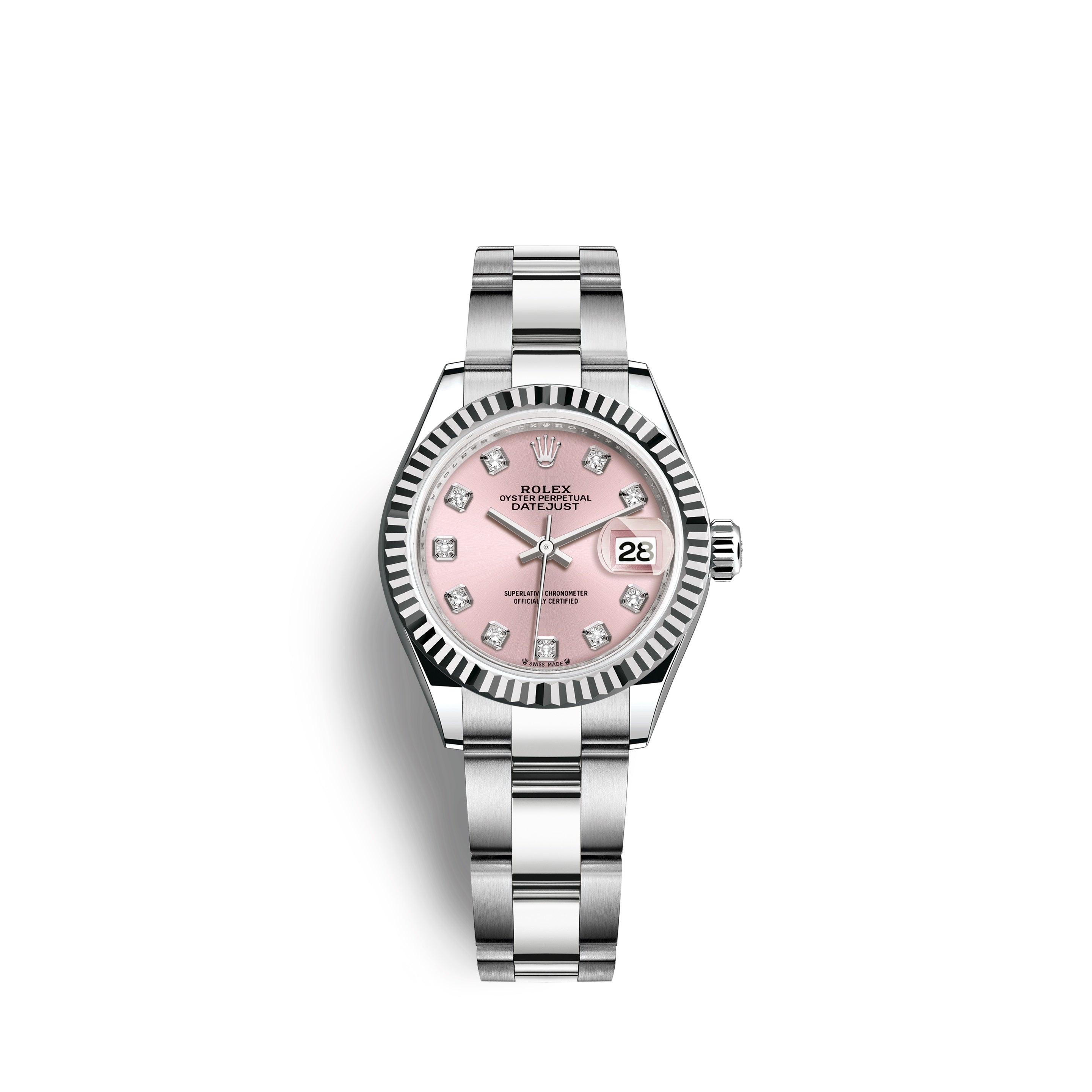 Lady-Datejust 28, Oystersteel and 18k White Gold, Ref# 279174-0004