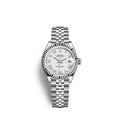 Lady-Datejust 28, Oystersteel and 18k White Gold, Ref# 279174-0019