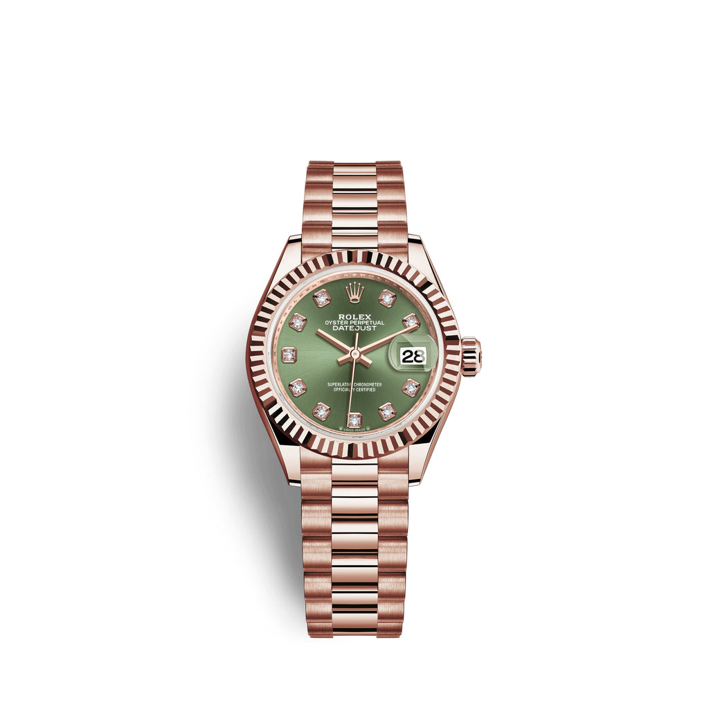 Lady-Datejust 28, 18k Everose Gold, Ref# 279175-0009