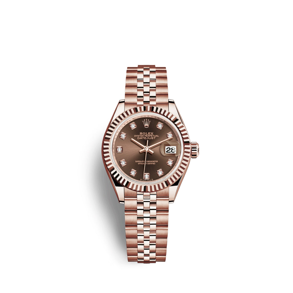 Lady-Datejust 28, 18k Everose Gold, Ref# 279175-0010